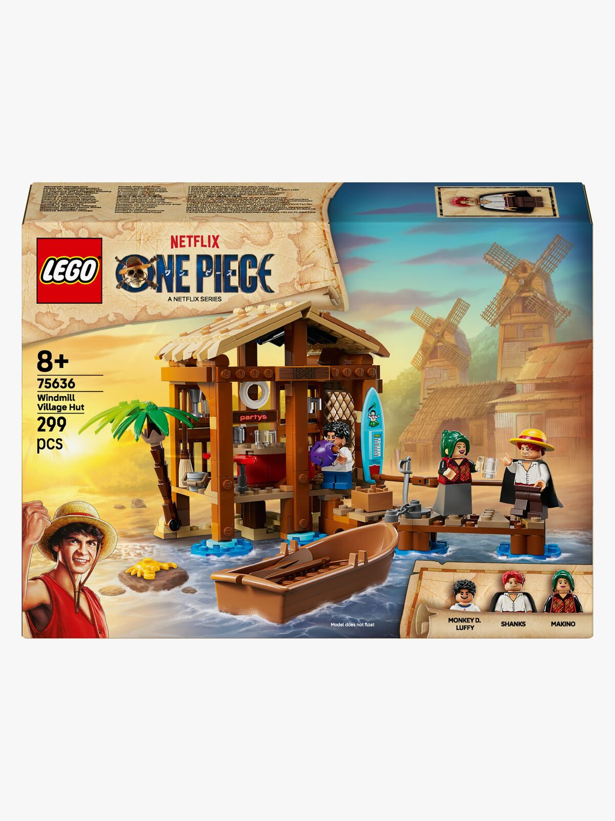 LEGO ONE PIECE 75636 Hydda i Väderkvarnsbyn