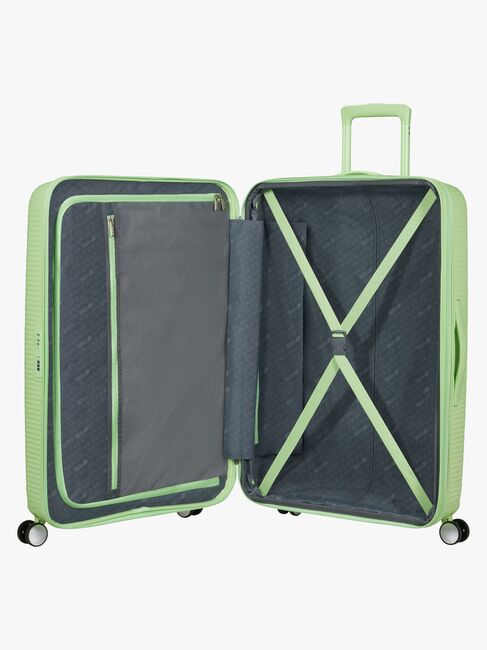 American Tourister Soundbox Spinner Resväska 97-110L, Kiwi Green