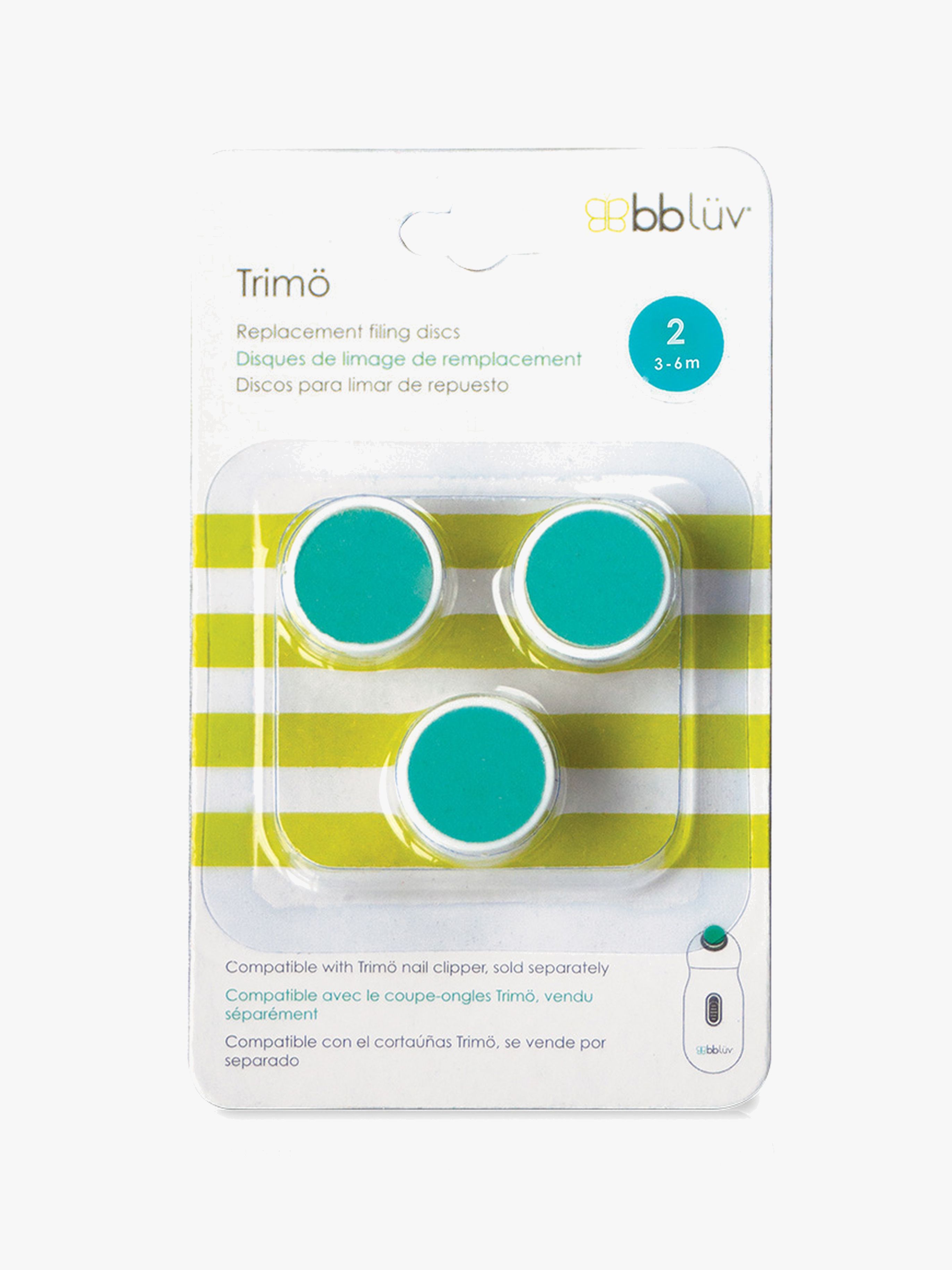 bblüv Elektrisk Nagelfil Refill 3-6 Mån