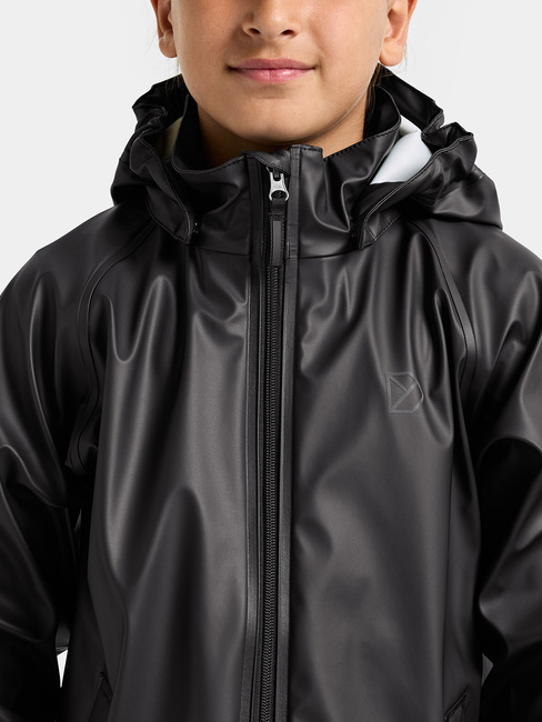 Didriksons Hepta Regnjacka, Black