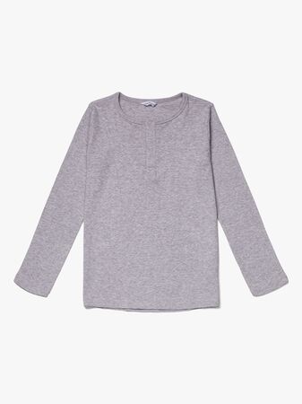 Luca & Lola Jacopo Långärmad T-Shirt, Grey Melange