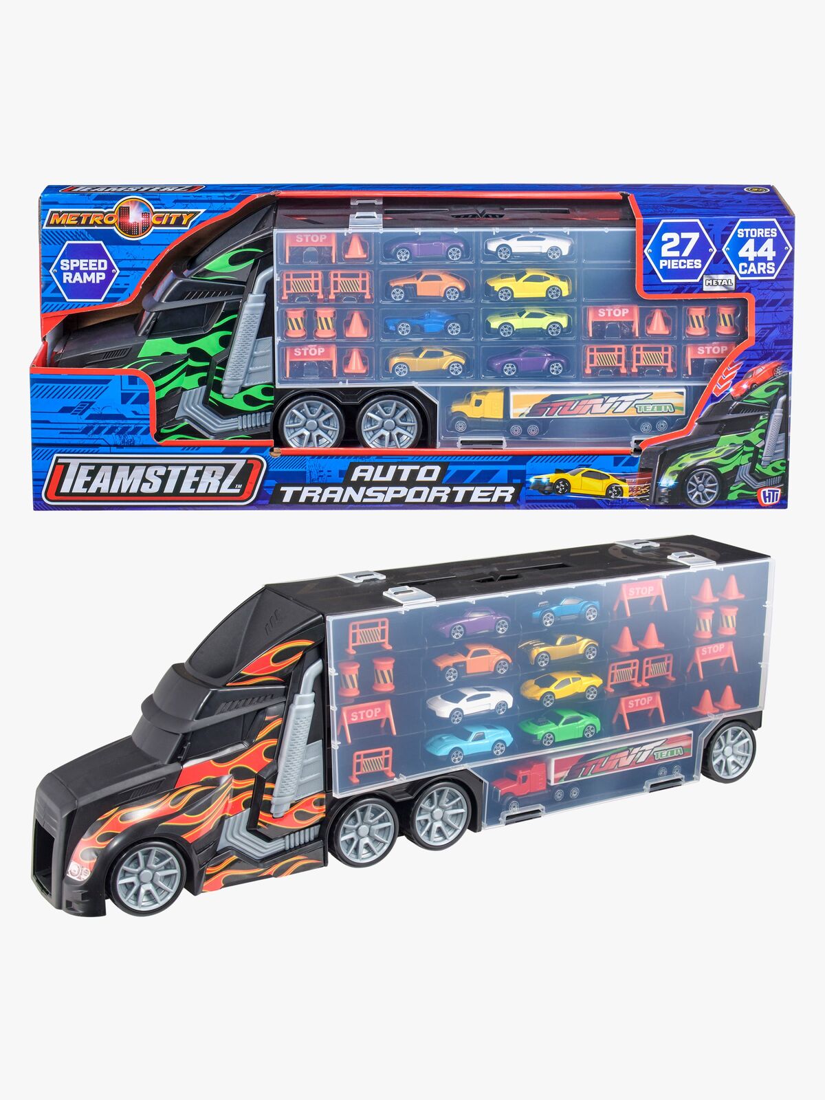 Teamsterz Metro City Lekset Auto Transporter med Bilar