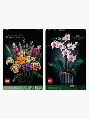 LEGO Icons Botanical Collection 10280 Blombukett och 10311 Orkidé