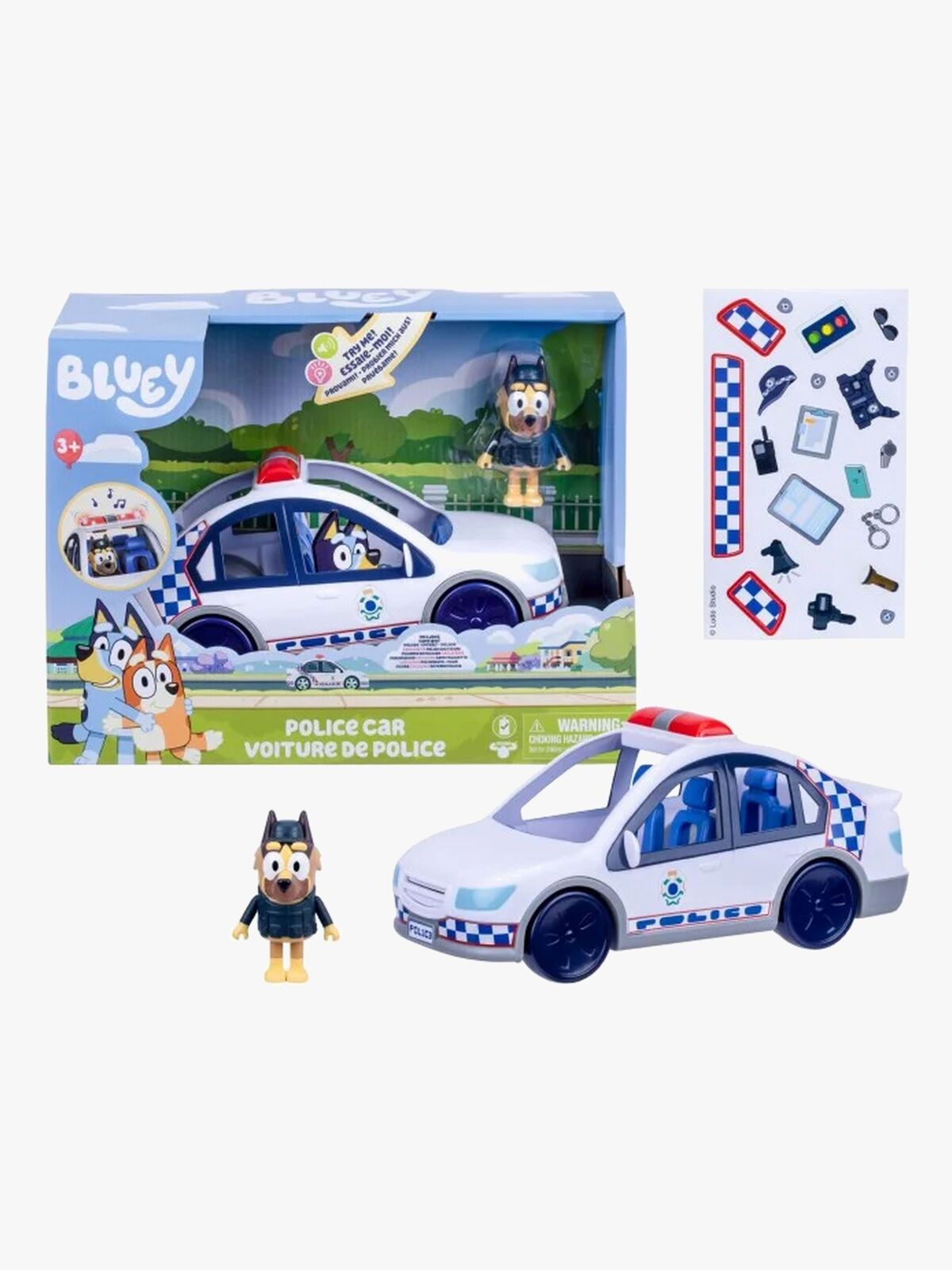 Bluey Lekset Polisbil