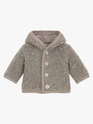 HUTTEliHUT Pixie Uldjakke Teddy, Camel Melange