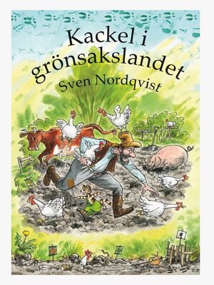Pettson och Findus Barnbok Kackel I Grönsakslandet