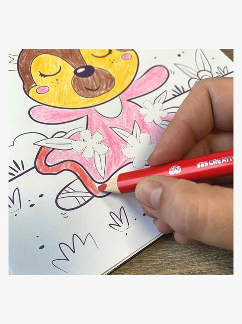 SES Creative Pysselbok Glitter Enhörning
