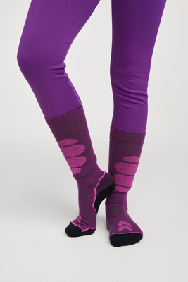 Reima Atleetti Skisocken, Plum Purple