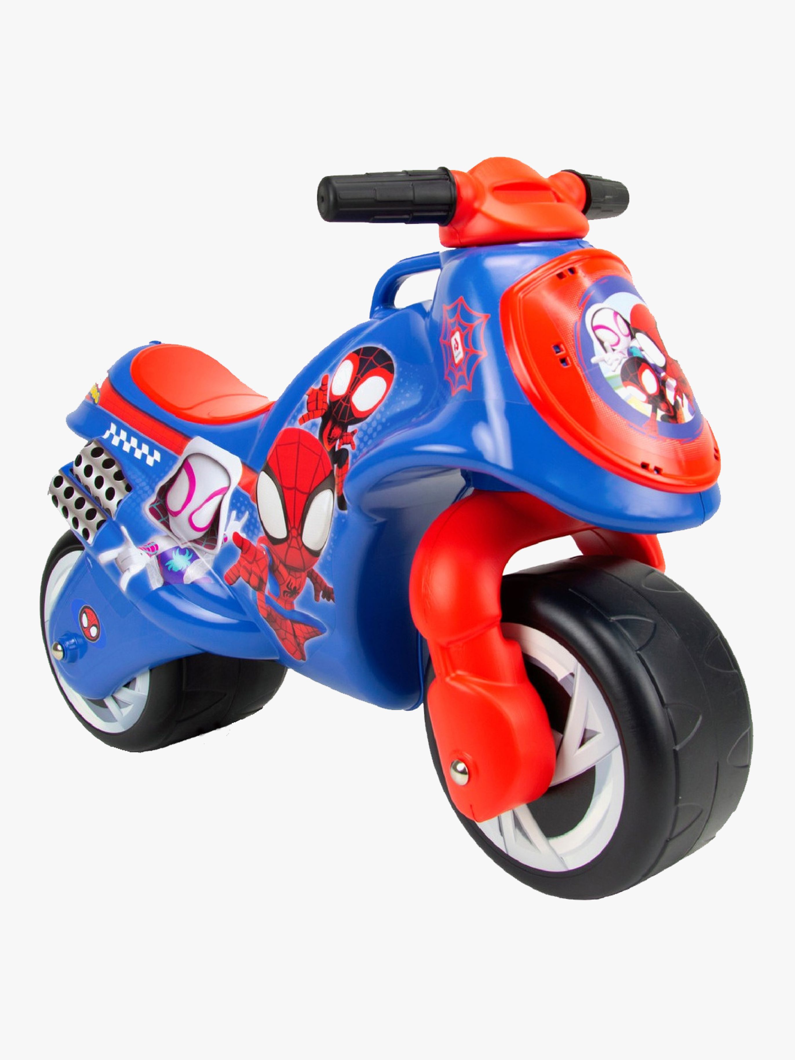 Spiderman Gåmotorcykel, Blå/Röd