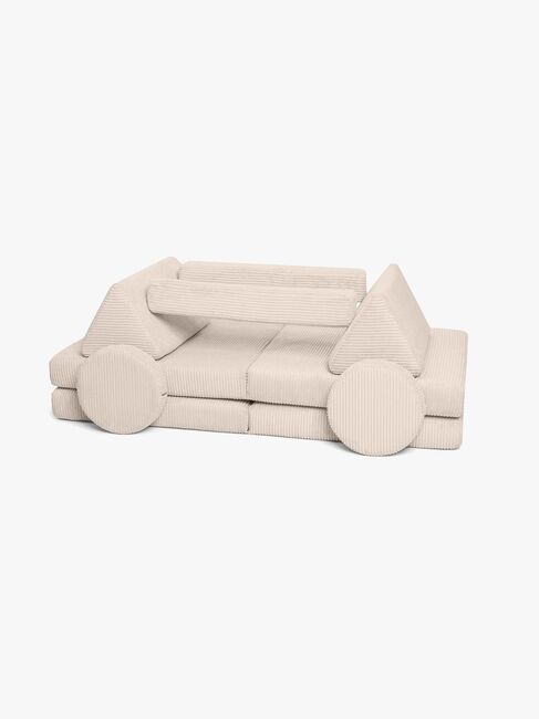 Shappy Play Byggbar Soffa 160x80 cm Manchester, Vanilla