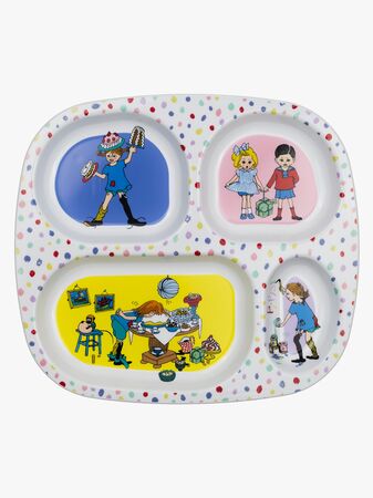 Pippi Långstrump Födelsedag Delad Tallrik