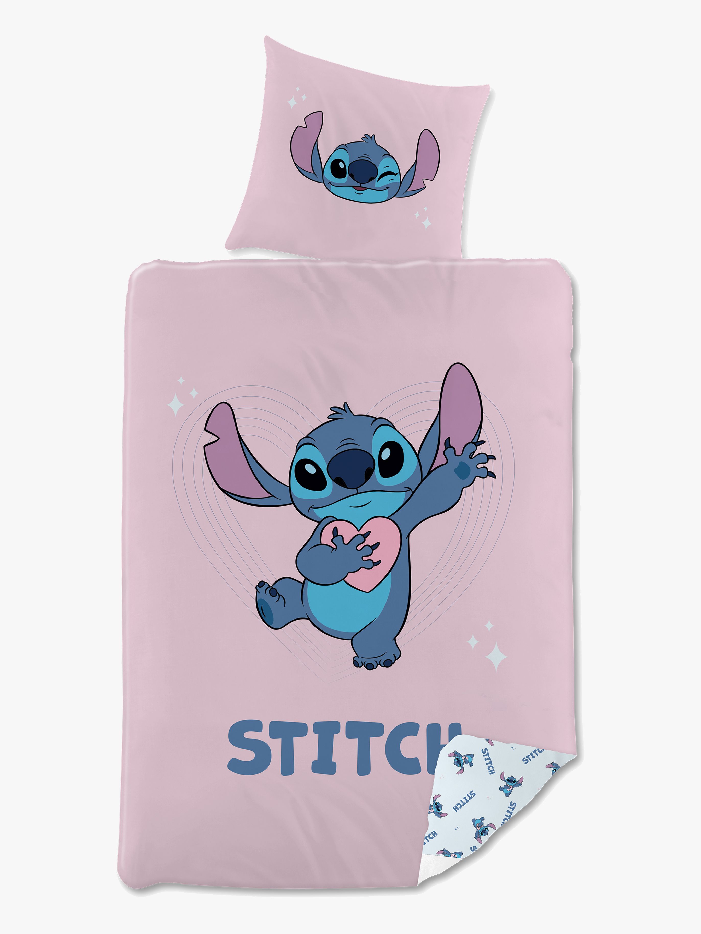 Disney Stitch Bäddset 140x200, Blå