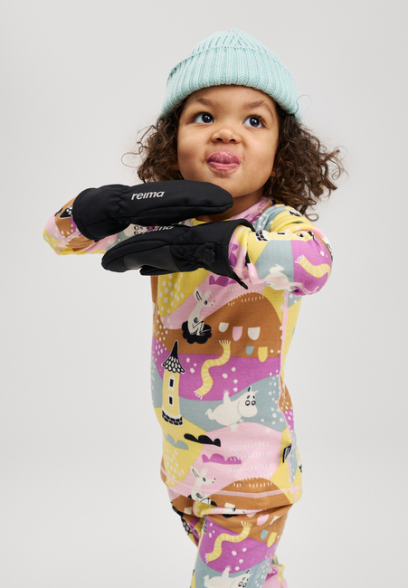 Reima Osaten Softshellvantar, Svart