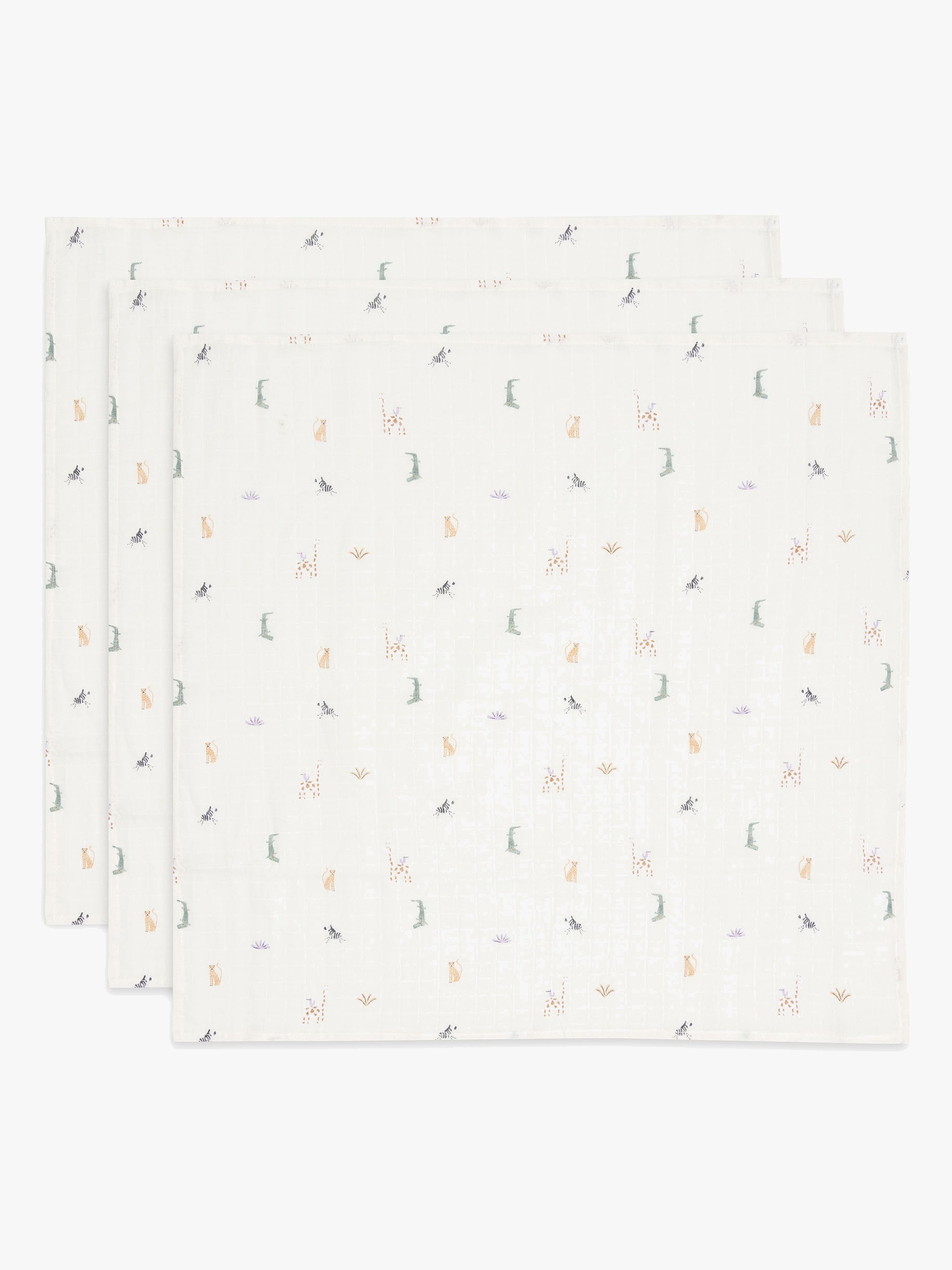Jollein Muslinfilt 3-Pack, Jungle Jambo