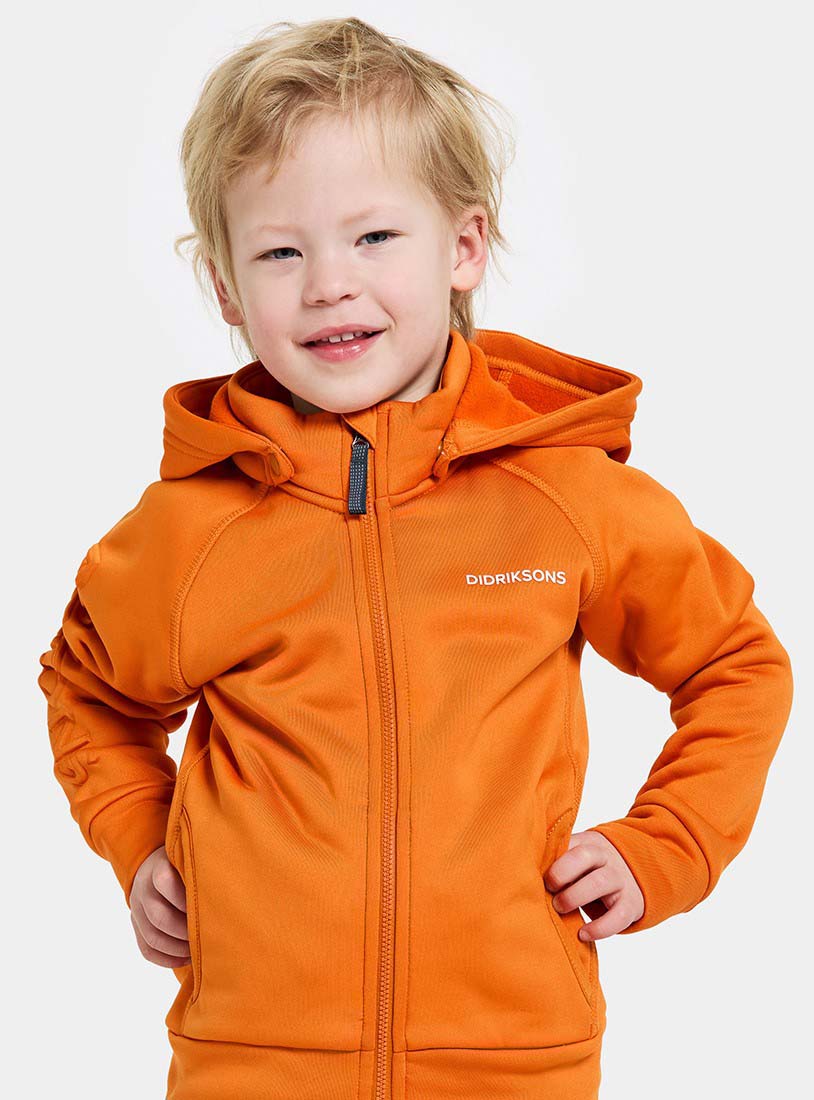Didriksons Corin Powerstretch Jacka Orange Jam 80