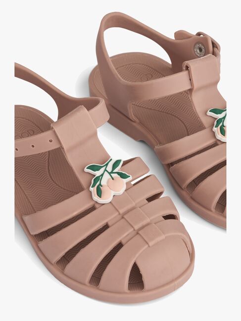 LIEWOOD Bre Sandaler med Berlocker, Peach/Dark rose