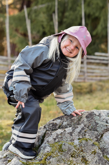 Lindberg Fagerhult Fodrat Regnställ, Black/Anth