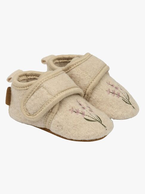 Mikk-Line Inneskor Ull, Off White