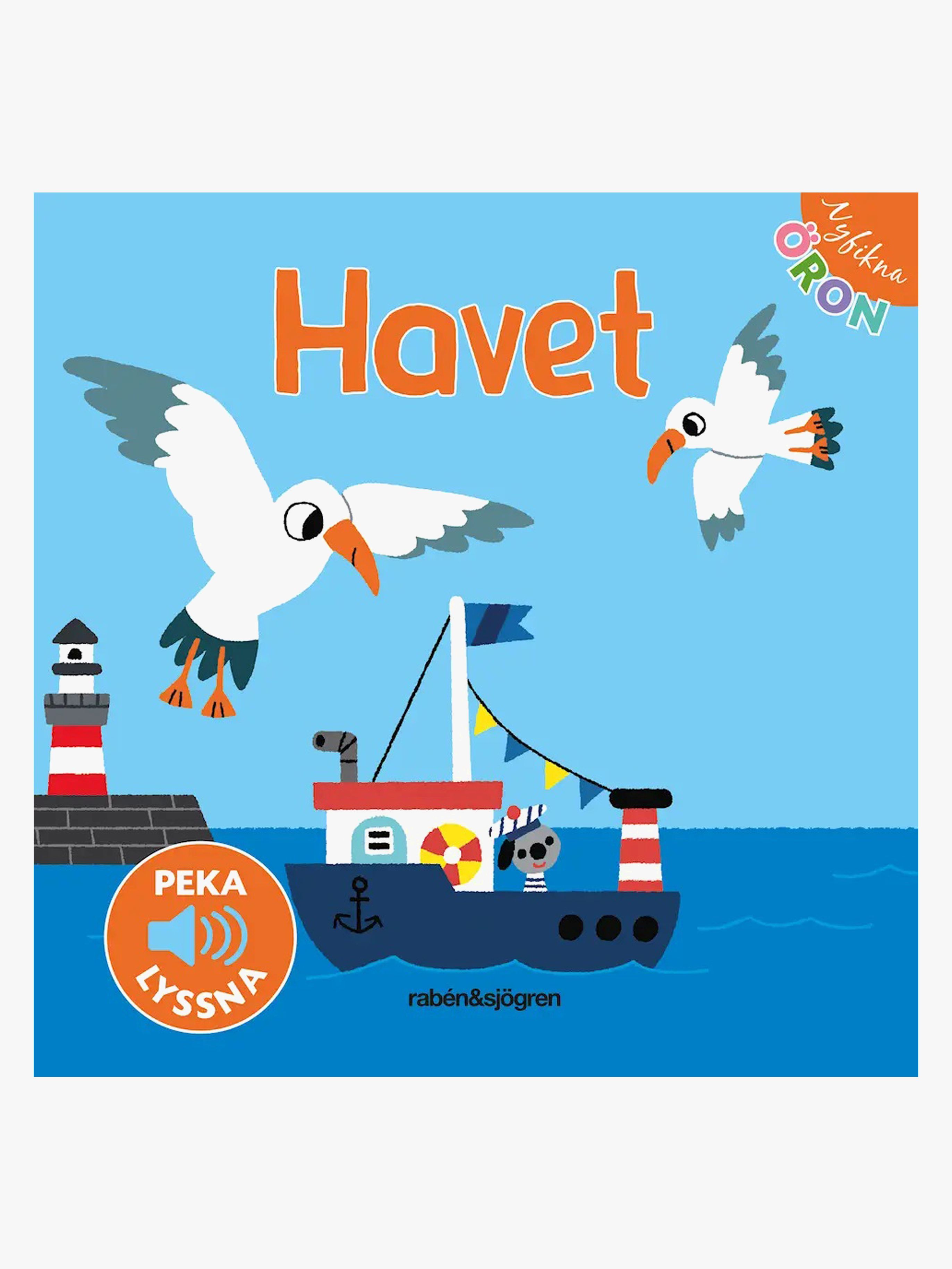 Rabén &  Sjögren Nyfikna Öron Havet Pekbok