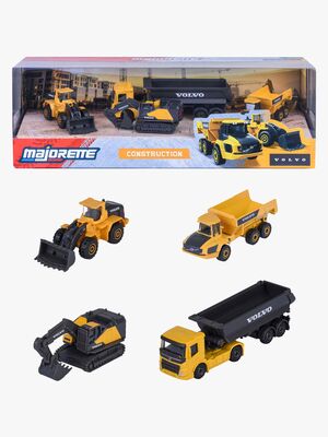 Majorette Volvo Rakennusajoneuvot 4-pack