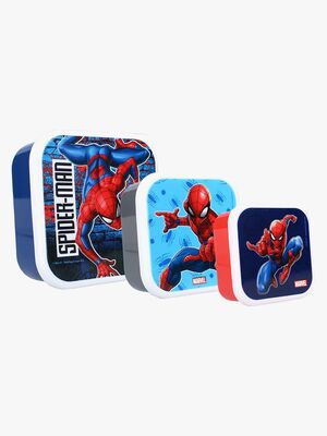 Marvel Spider-Man 3 in 1 Snackbox Let's Eat!, Navy