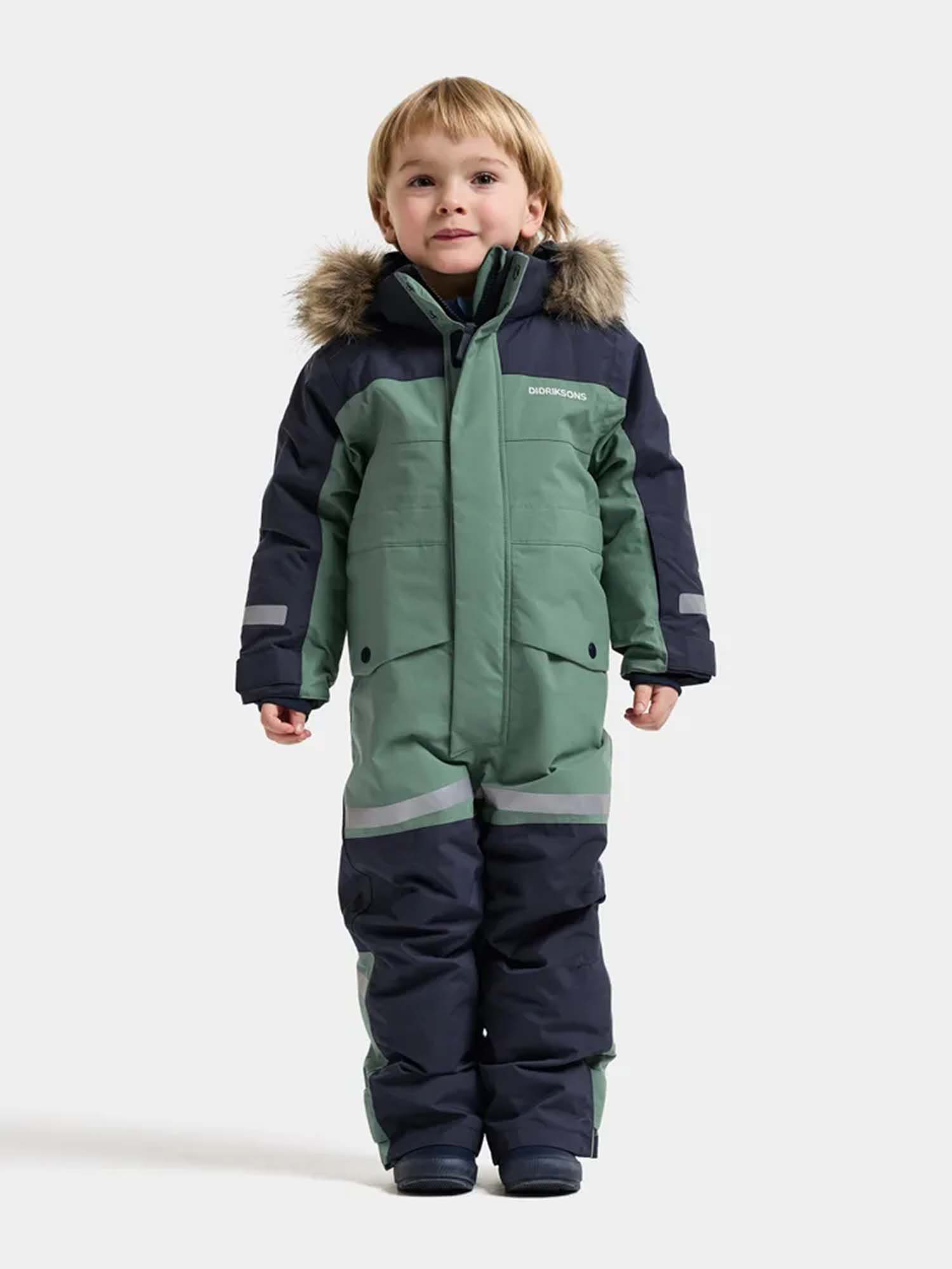 Didriksons Bjärven Overall, Dark Moss, 90