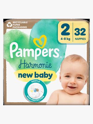 Pampers Harmonie New Baby Blöjor Stl 2 4-8kg 32-Pack