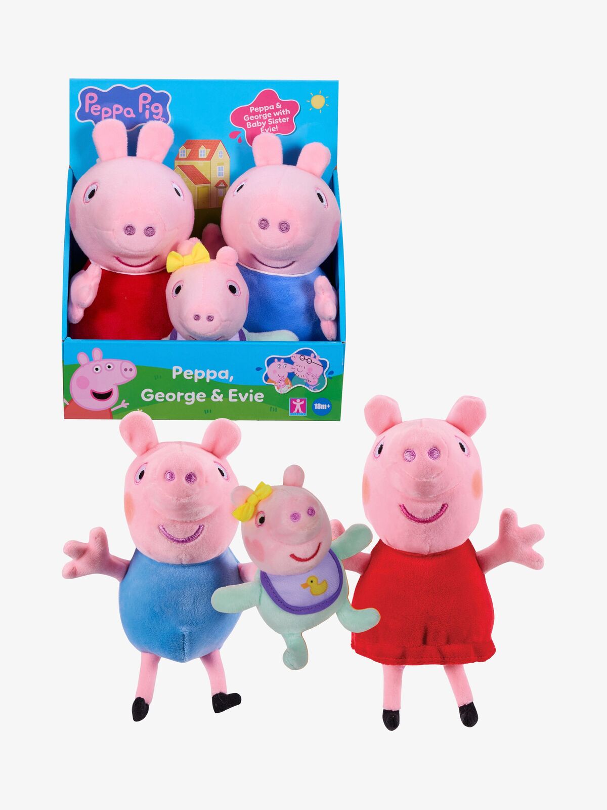 Greta Gris Gosedjur 3-Pack