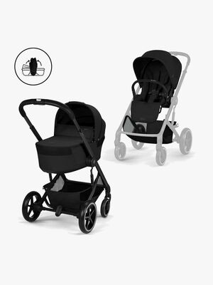 Cybex BALIOS S Lux Duovagn inkl Fold Cot, Moon Black