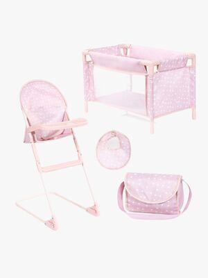 Bayer Design Reisebett Set 4-in-1, Rosa