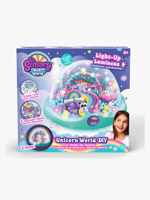 So Sensory Unicorn World DIY-set med Ljus