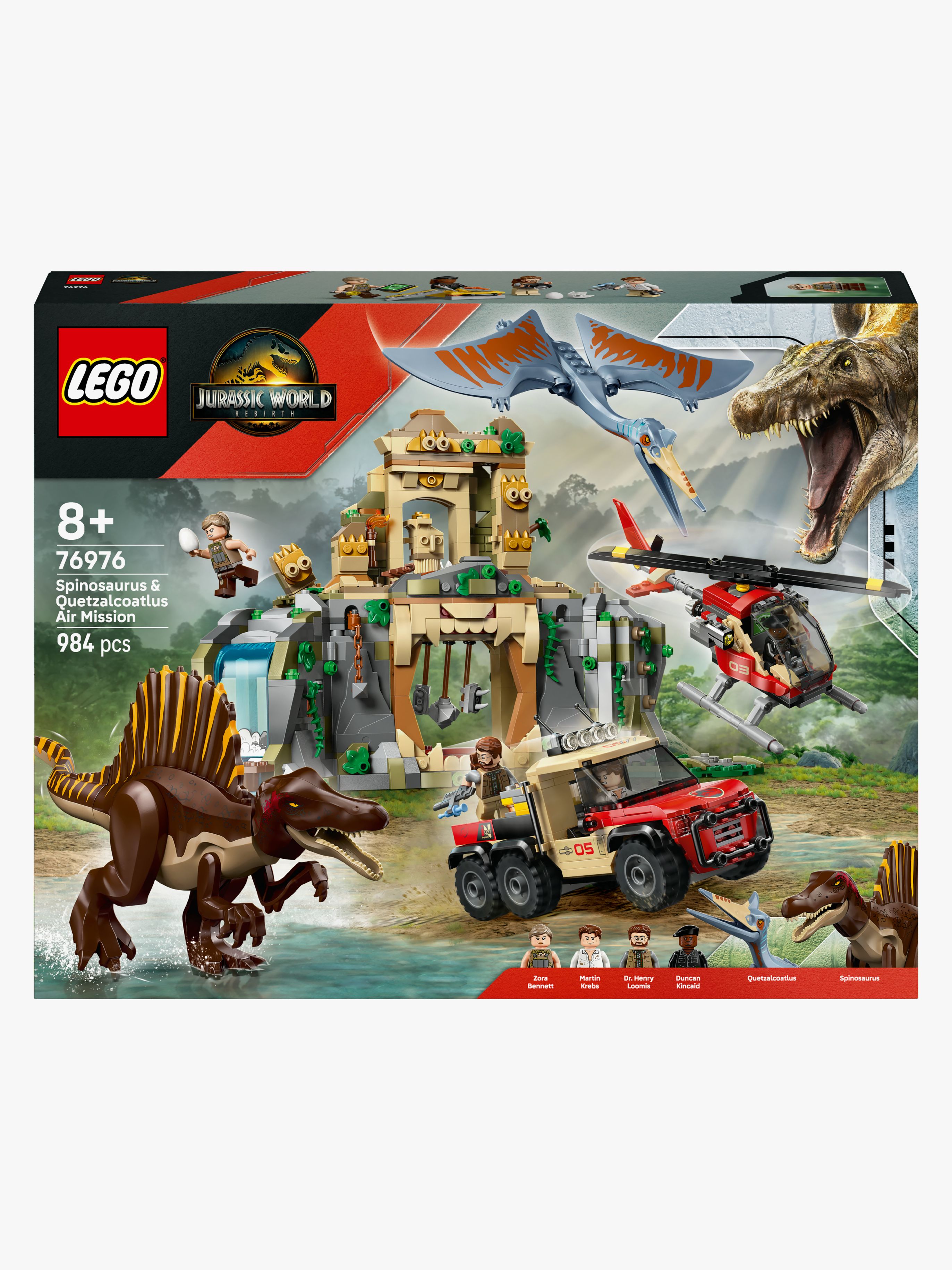 LEGO Jurassic World 76976 Flyguppdrag med spinosaurus och quetzalcoatlus