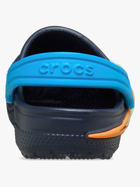 Crocs Classic UFO Lights Kids Tofflor, Navy