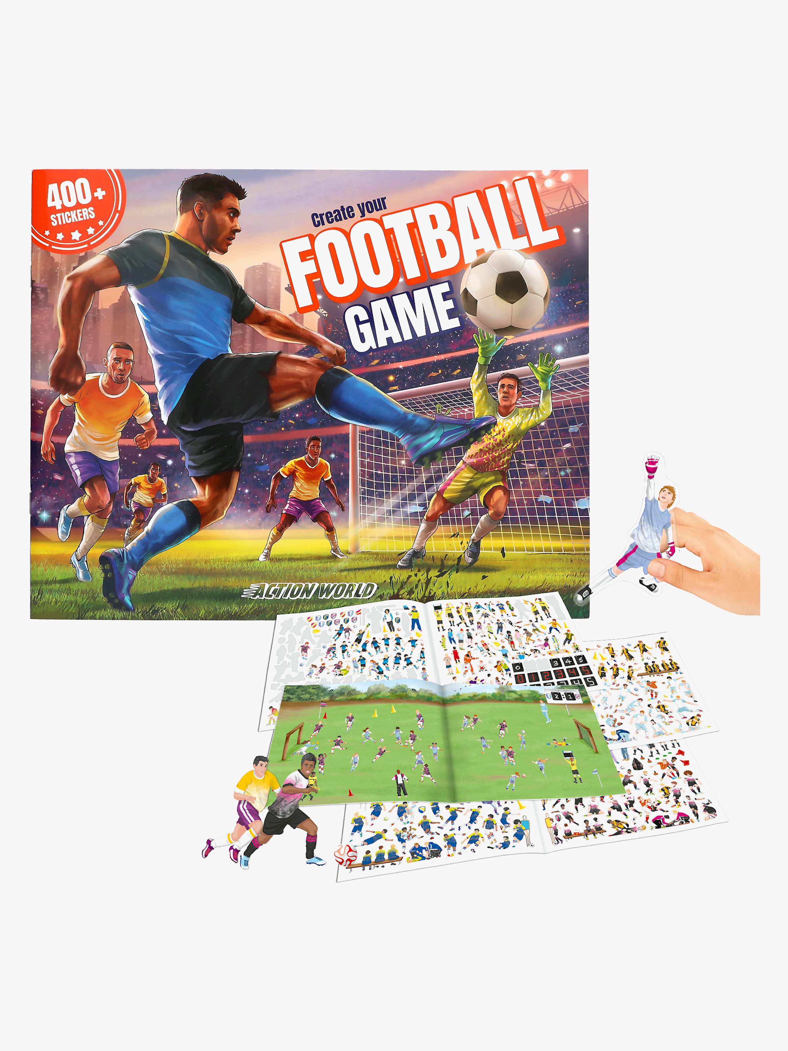 Dino World Pysselbok Skapa Ditt Fotbollsspel