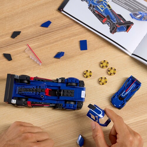 Mattel Brick Shop Hot Wheels Speed Series Brick Shop Hot Wheels Byggset Cadillac Project GTP Hypercar 236 Delar