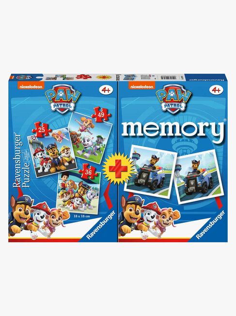 Ravensburger Paw Patrol Pussel 3-i-1 + Memory