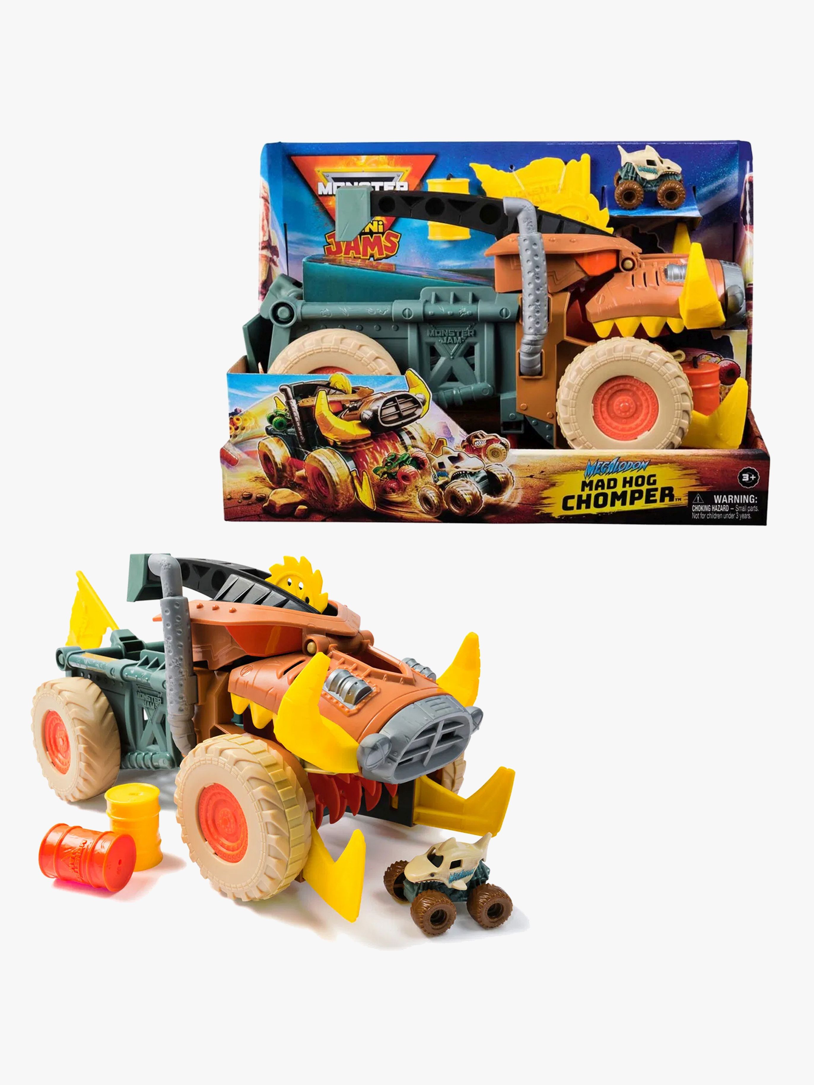 Monster Jam Mini Mad Hog Sweeper Lekset