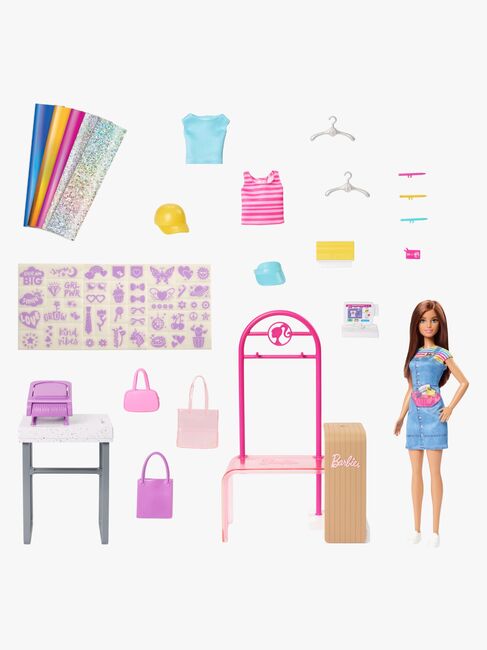 Barbie Lekset med Docka Make & Sell Boutique
