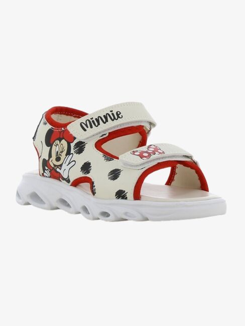 Disney Mimmi Pigg Blinkande Sandaler, Beige/Red