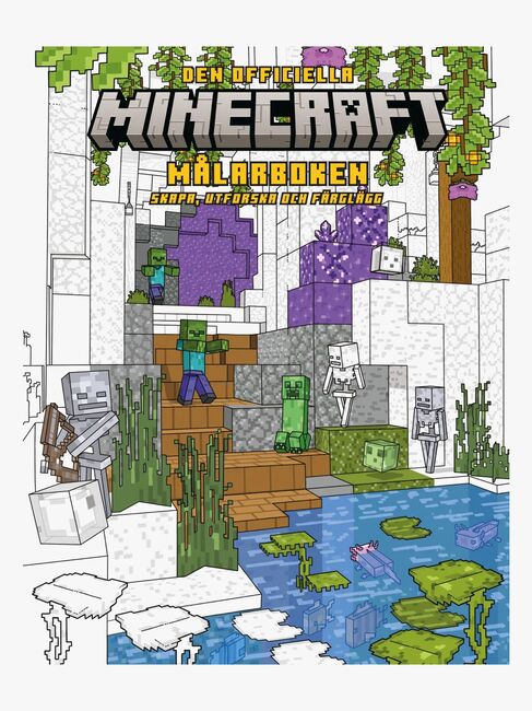 Minecraft Den Officiella Målarboken Målarbok