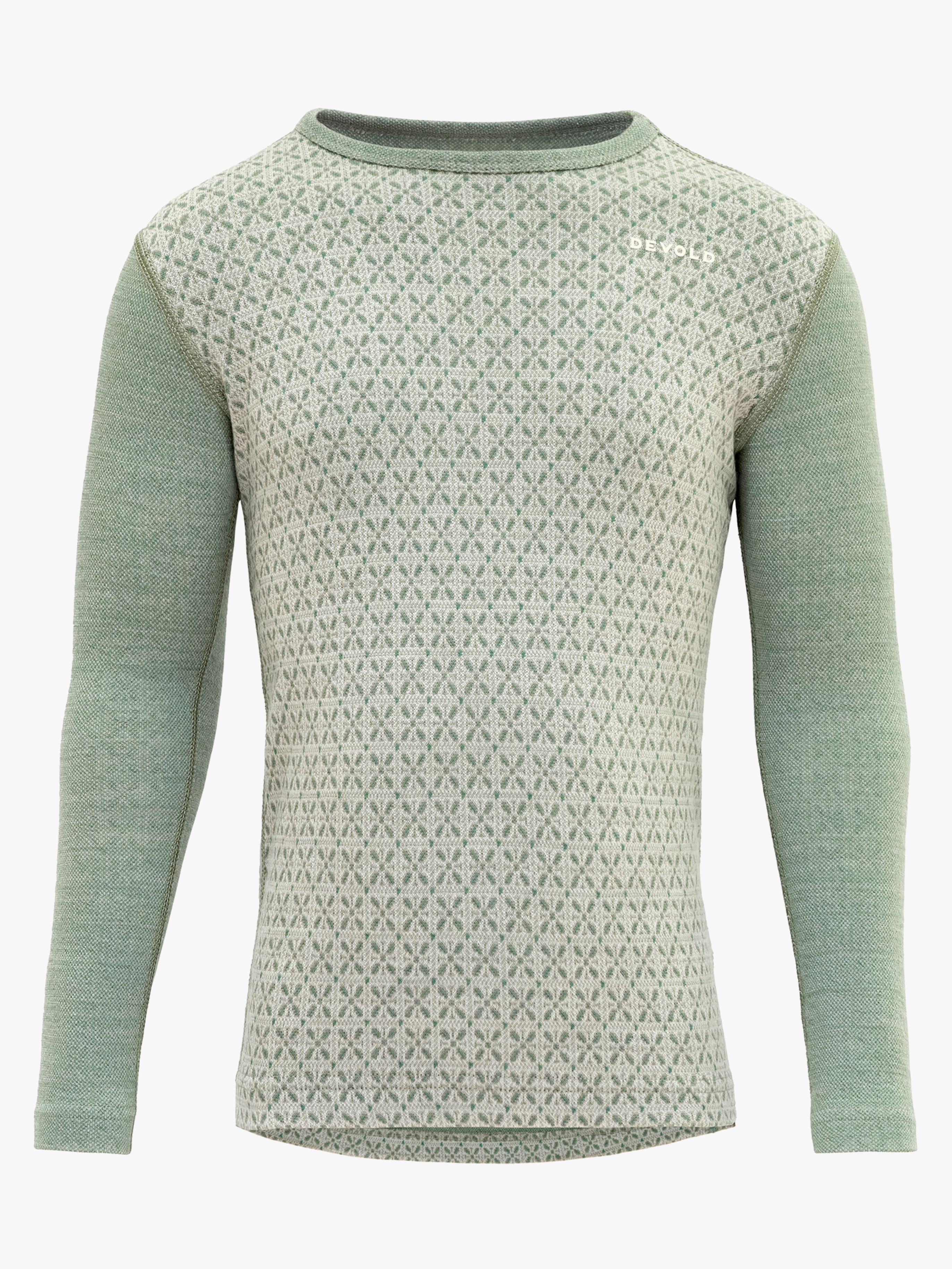 Devold Litleegga Merino Kid Underställströja Merinoull, Raw White