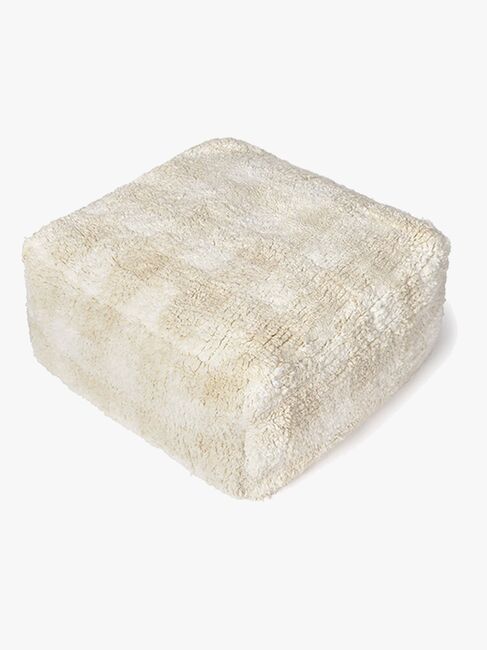 Lorena Canals Vichy Sittpuff, Ivory