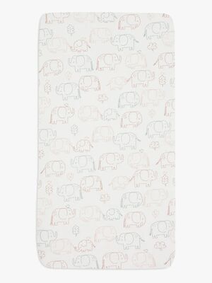 Jollein Spannbettlaken 40x80, Elephant Tales