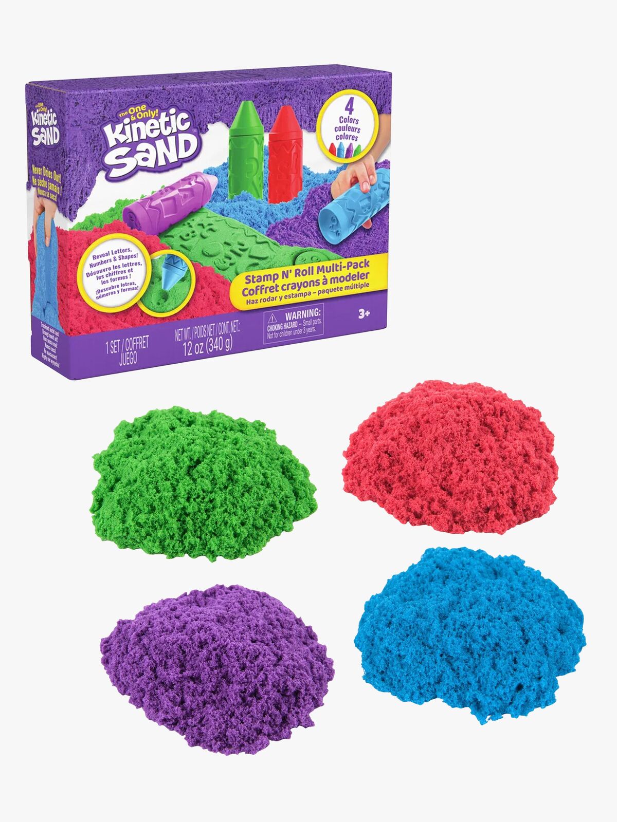 Kinetic Sand Stamp N' Roll Set Multipack