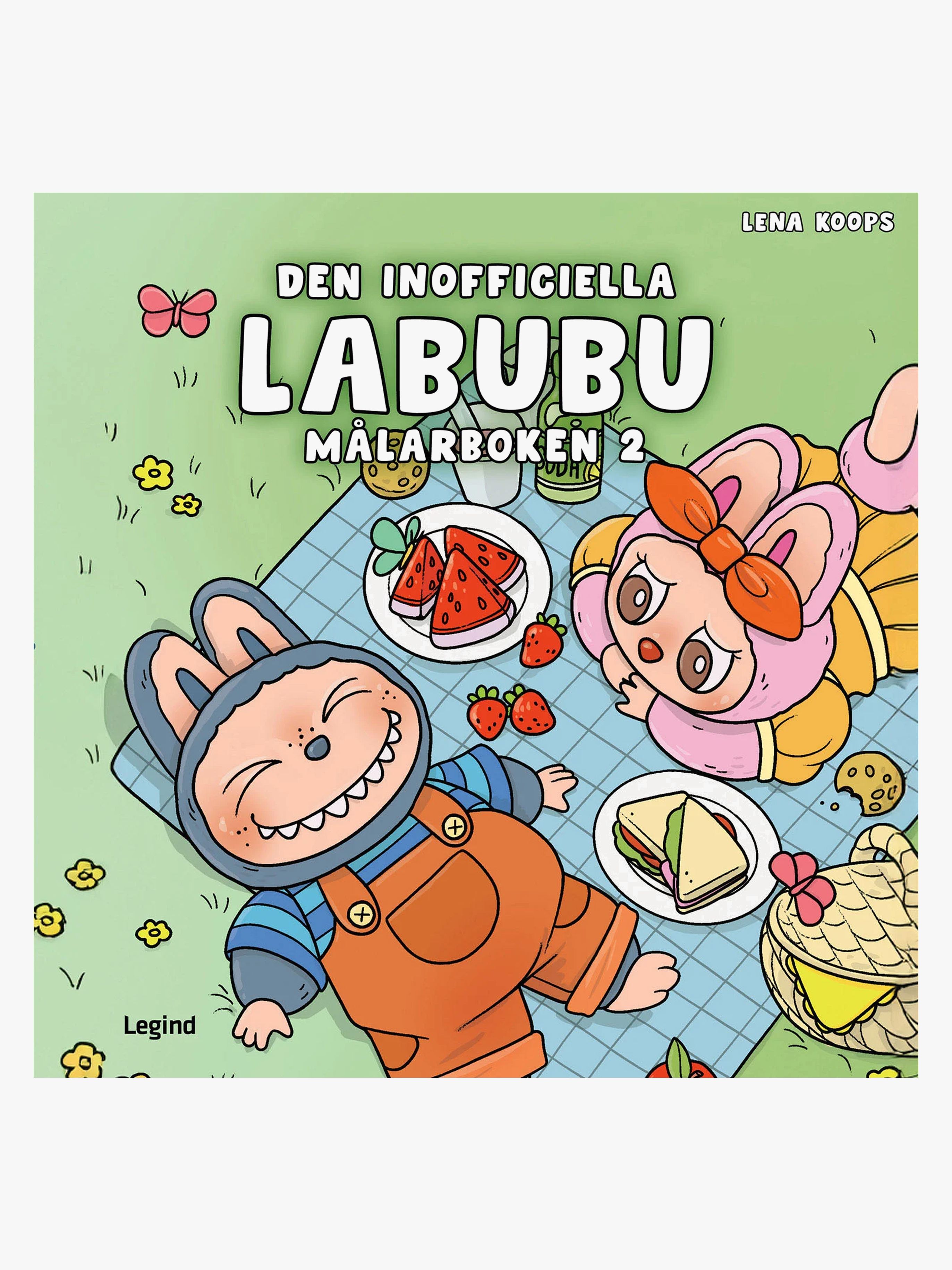 Legind A/S LABUBU Den Inofficiella Målarboken 2 Målarbok
