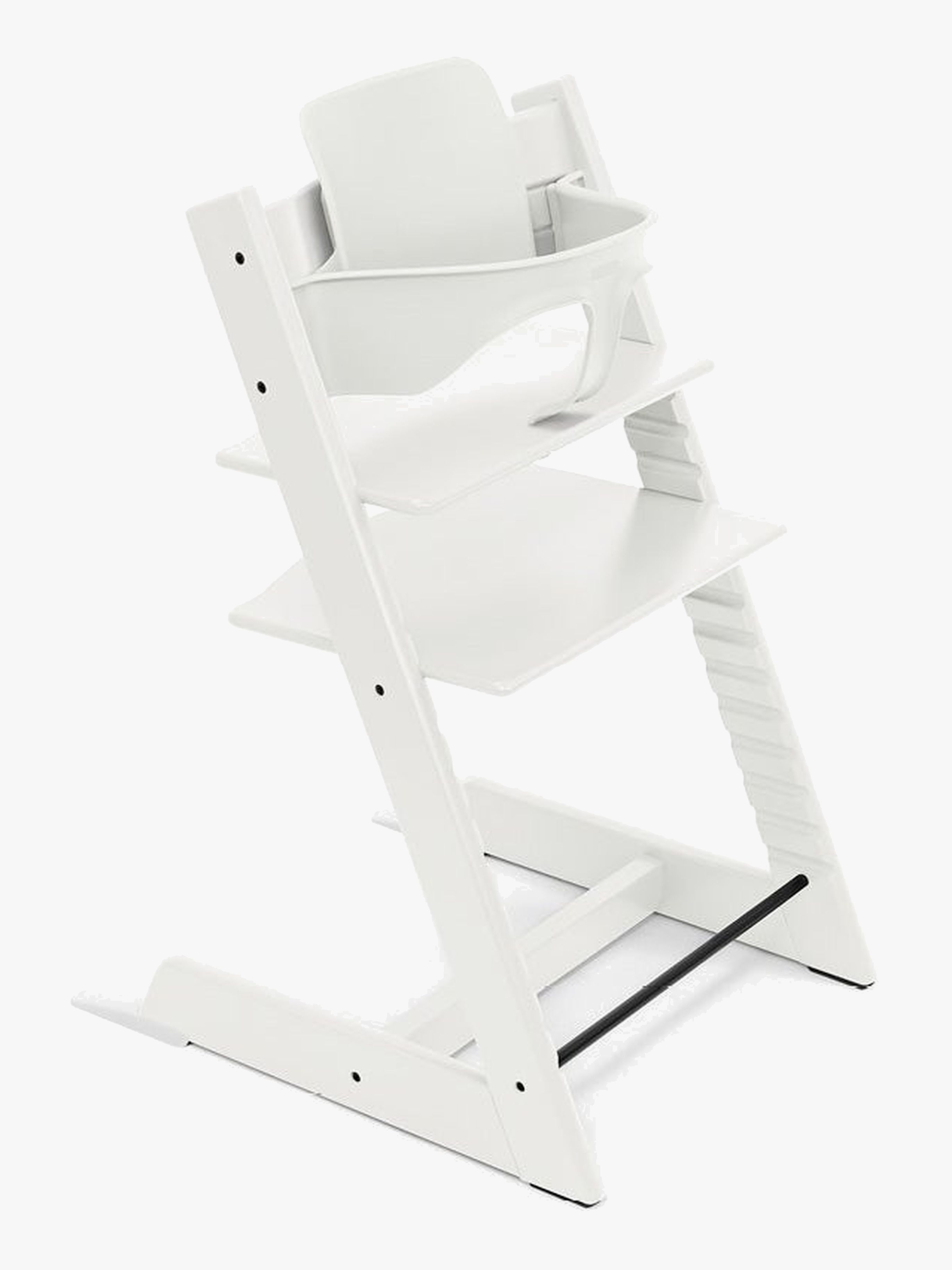 Stokke Tripp Trapp med Babyset White – matstol från 6 månader till vuxen