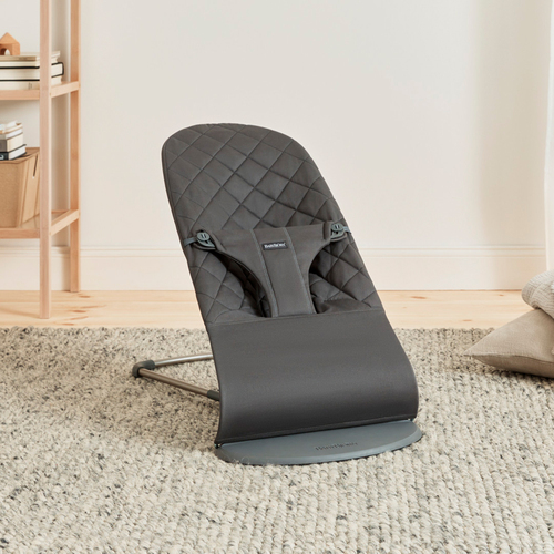 BabyBjörn Bliss Babysitter Vävd Klassisk Quilt, Antracitgrå