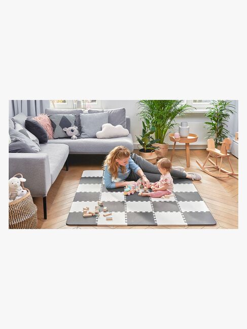 Kinderkraft Pusselmatta 150x180 Foam, Svart