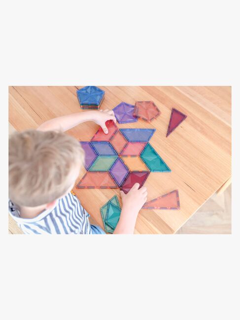 Connetix Magnetiska Byggklossar Pastel Shape Expansionsset 48 Delar