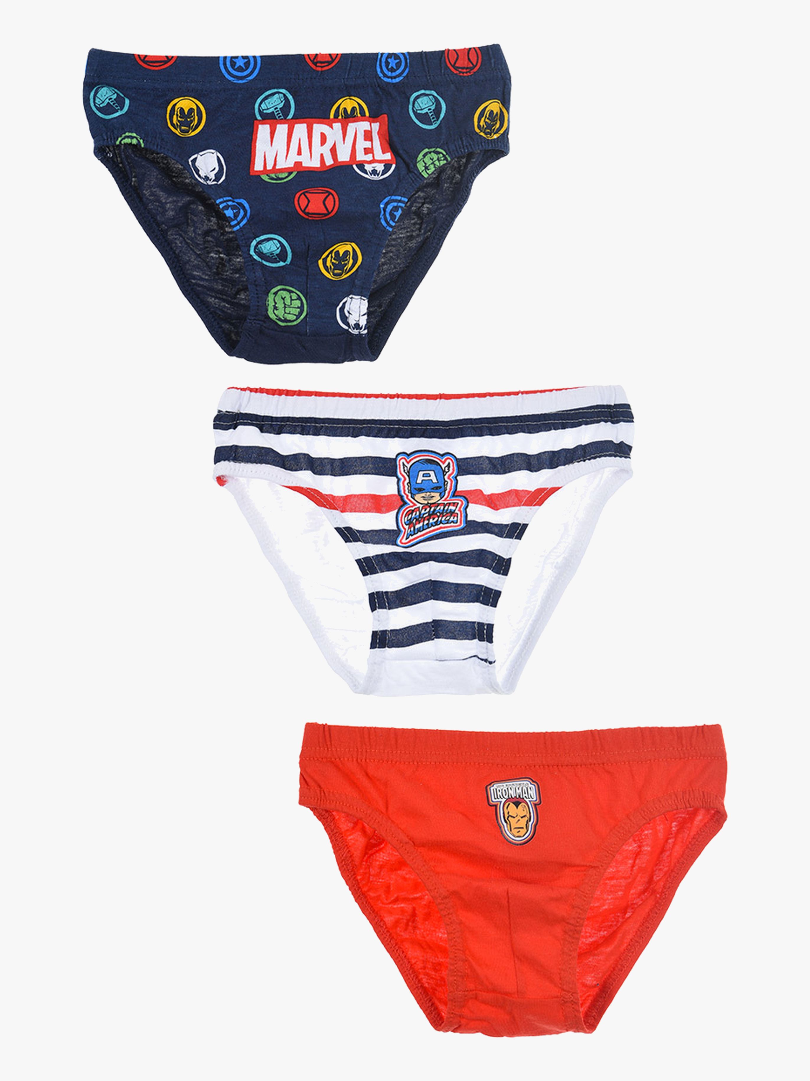 Marvels Avengers Classic Kalsonger 3-Pack, Navy/White/Red, 134-140